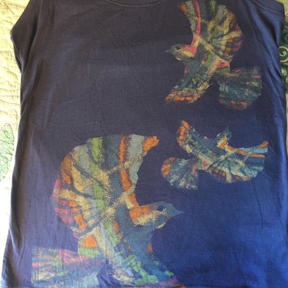 Multicolored Bird Racerback Tank - Picture 2 of 5